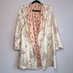 LA PRESTIC OUISTON size 3 Reversible Jacket Long Sleeve Loose Fit